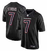 Men & Women & Youth Houston Texans #7 C.J. Stroud Black Fashion Vapor Untouchable Limited Football Stitched Jersey,baseball caps,new era cap wholesale,wholesale hats